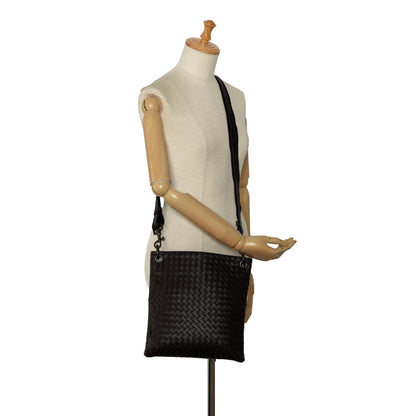Bottega Veneta Intrecciato Leather Crossbody Bag (MLB-4POfh3)