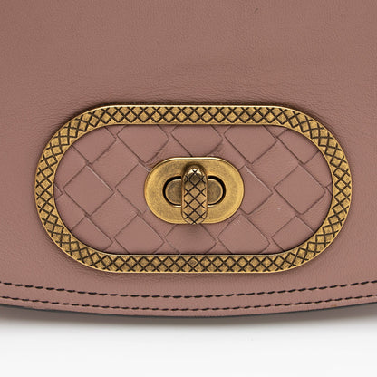 Bottega Veneta Intrecciato Nappa Leather BV Luna Crossbody Bag (SHF-dAMwzh)