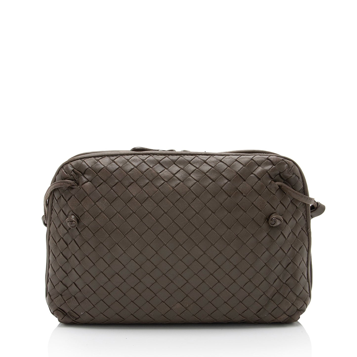 Bottega Veneta Intrecciato Nappa Leather Nodini Crossbody (SHF-cd5Ub3)