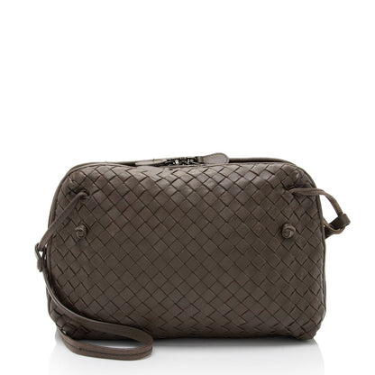 Bottega Veneta Intrecciato Nappa Leather Nodini Crossbody (SHF-cd5Ub3)