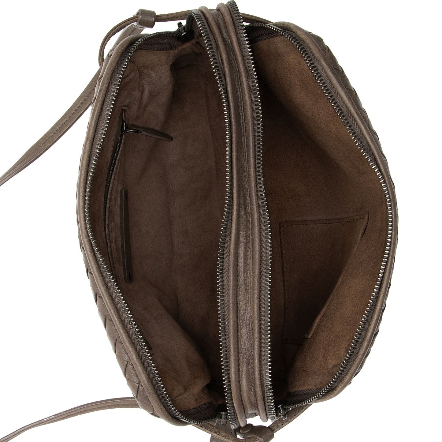 Bottega Veneta Intrecciato Nappa Leather Nodini Crossbody (SHF-cd5Ub3)