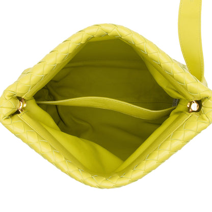 Bottega Veneta Intrecciato Nappa The Fold Crossbody (SHF-FmTNDh)