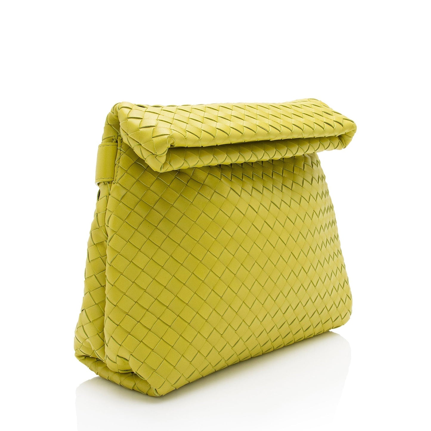 Bottega Veneta Intrecciato Nappa The Fold Crossbody (SHF-FmTNDh)