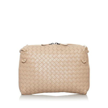 Bottega Veneta Intrecciato Nodini Leather Crossbody Bag (MLB-29701)