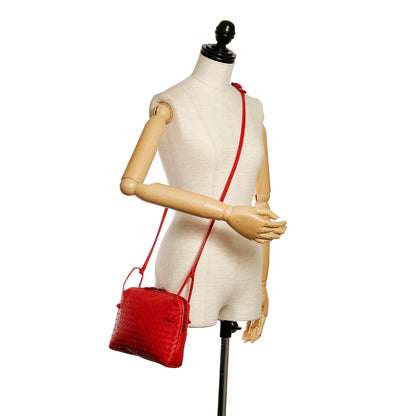 Bottega Veneta Intrecciato Nodini Leather Crossbody Bag (MLB-31417)