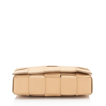 Bottega Veneta Lambskin Cassette Crossbody (SHF-nAVsRl)