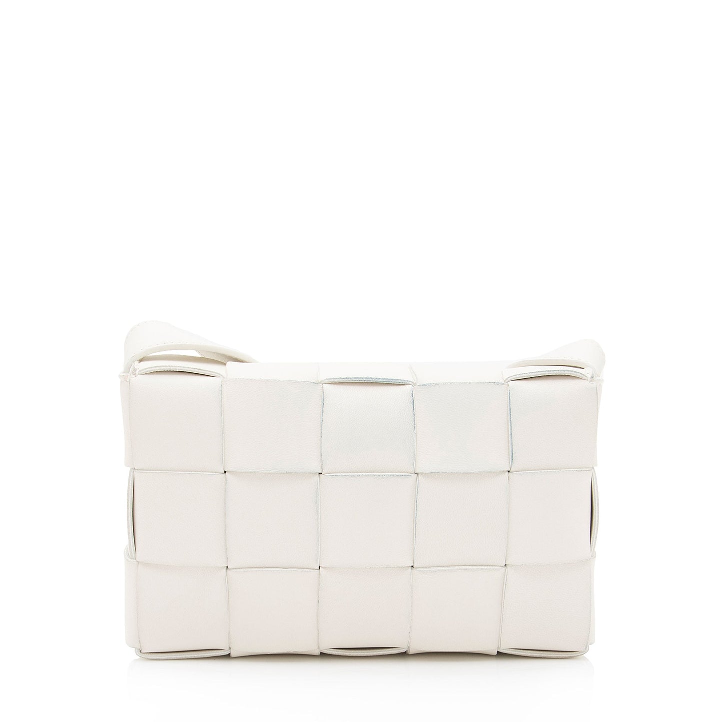 Bottega Veneta Lambskin Cassette Small Crossbody (SHF-auHh2S)