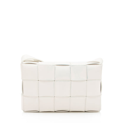 Bottega Veneta Lambskin Cassette Small Crossbody (SHF-auHh2S)
