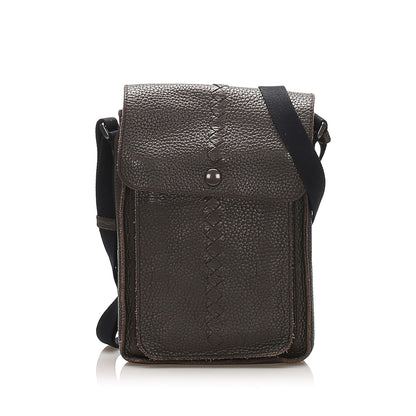 Bottega Veneta Leather Crossbody Bag (MLB-22753)