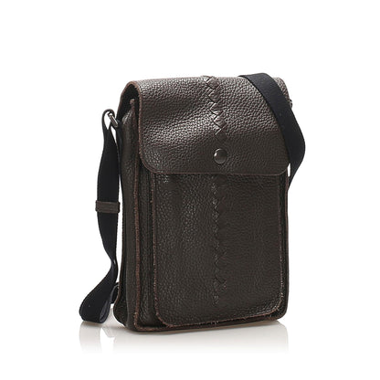 Bottega Veneta Leather Crossbody Bag (MLB-22753)