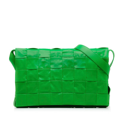 Bottega Veneta Maxi Intrecciato Cassette Crossbody Bag (MLB-slCZsv)