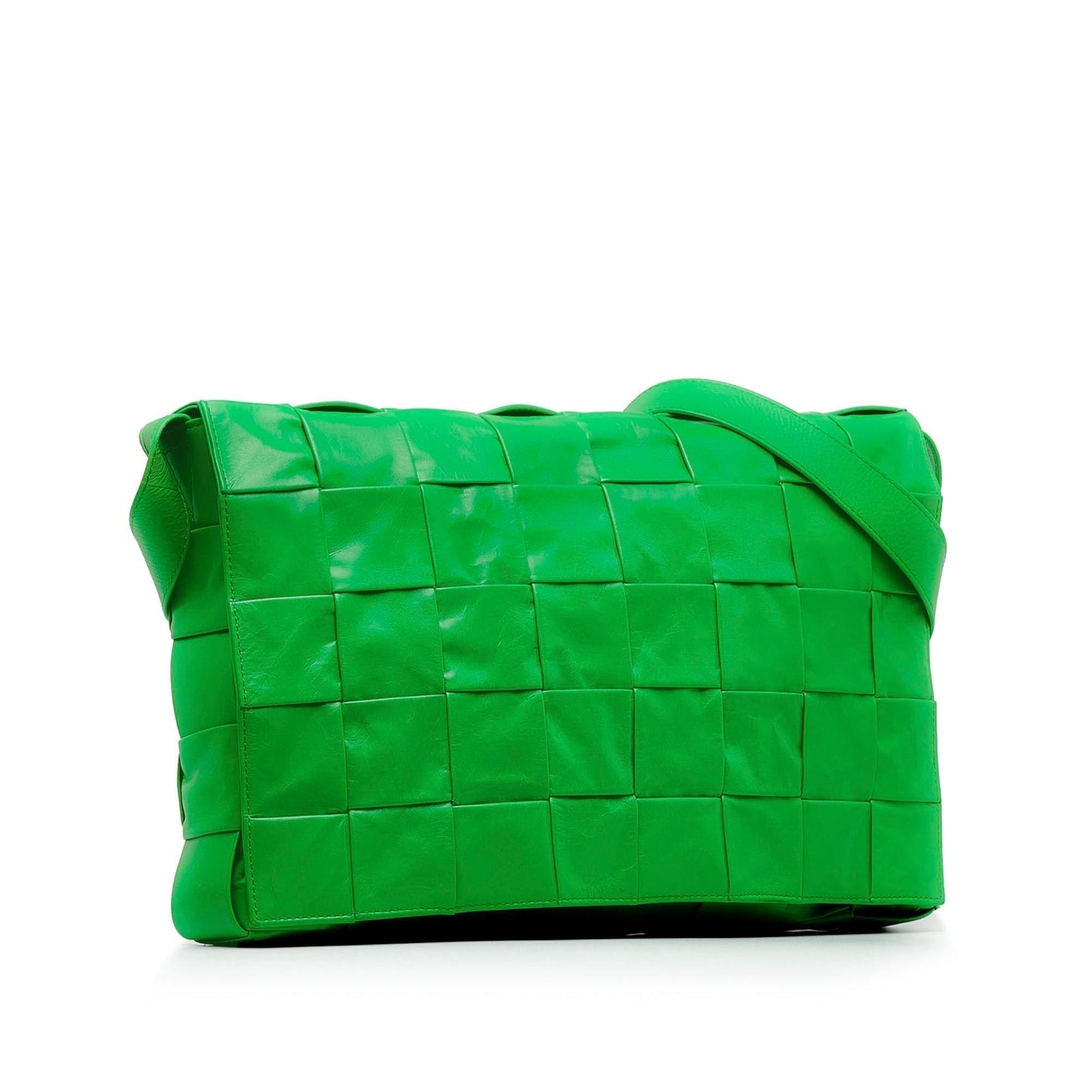 Bottega Veneta Maxi Intrecciato Cassette Crossbody Bag (MLB-slCZsv)