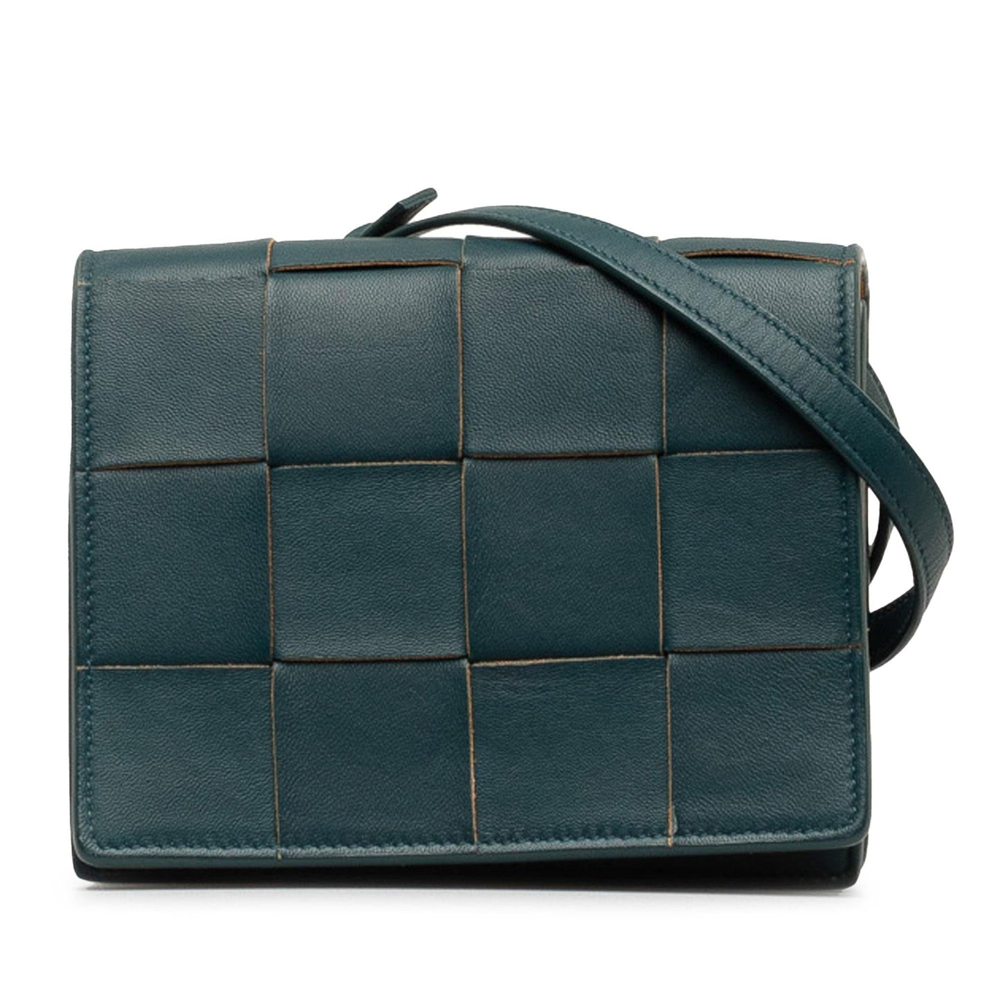 Bottega Veneta Maxi Intrecciato Mini Cassette Crossbody (MLB-SyAxrp)