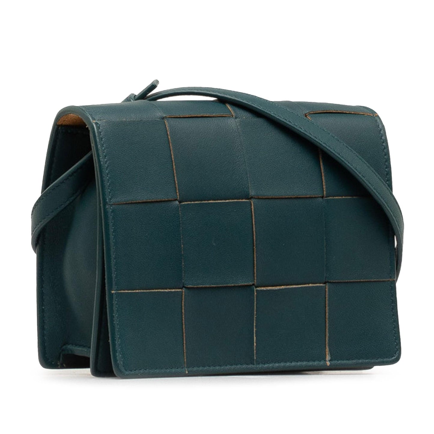 Bottega Veneta Maxi Intrecciato Mini Cassette Crossbody (MLB-SyAxrp)