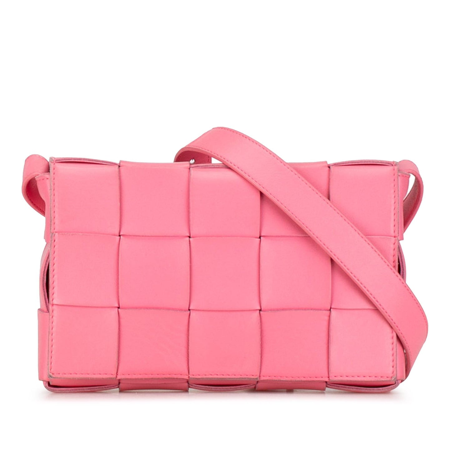 Bottega Veneta Maxi Lambskin Intrecciato Cassette Crossbody (MLB-4fFL6n)