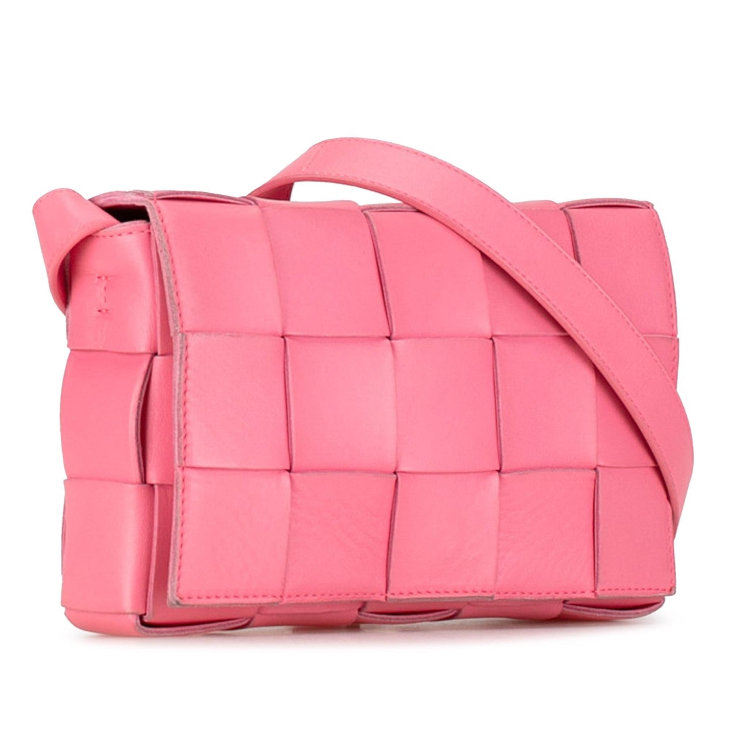 Bottega Veneta Maxi Lambskin Intrecciato Cassette Crossbody (MLB-4fFL6n)