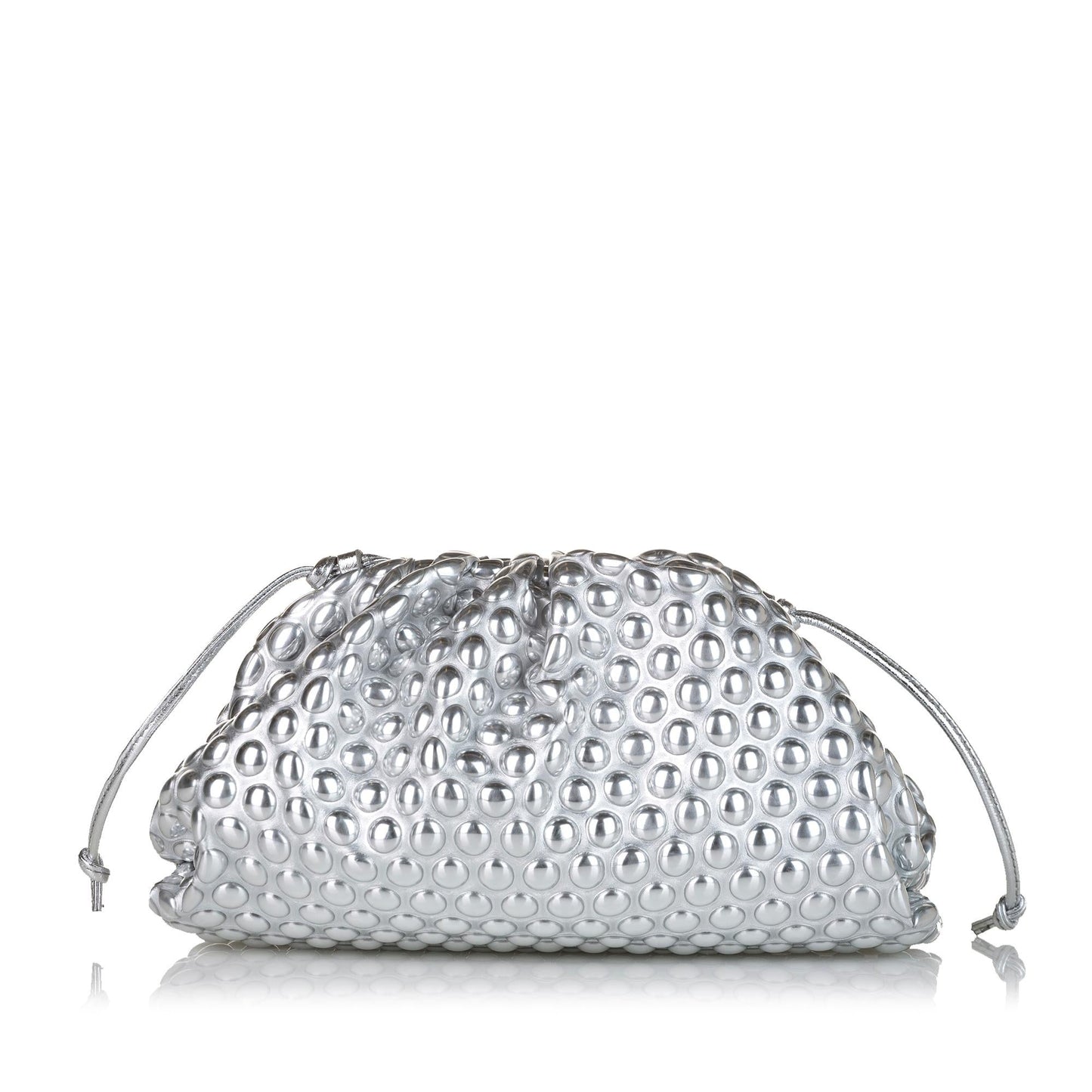Bottega Veneta Metallic The Mini Pouch Crossbody (MLB-35139)