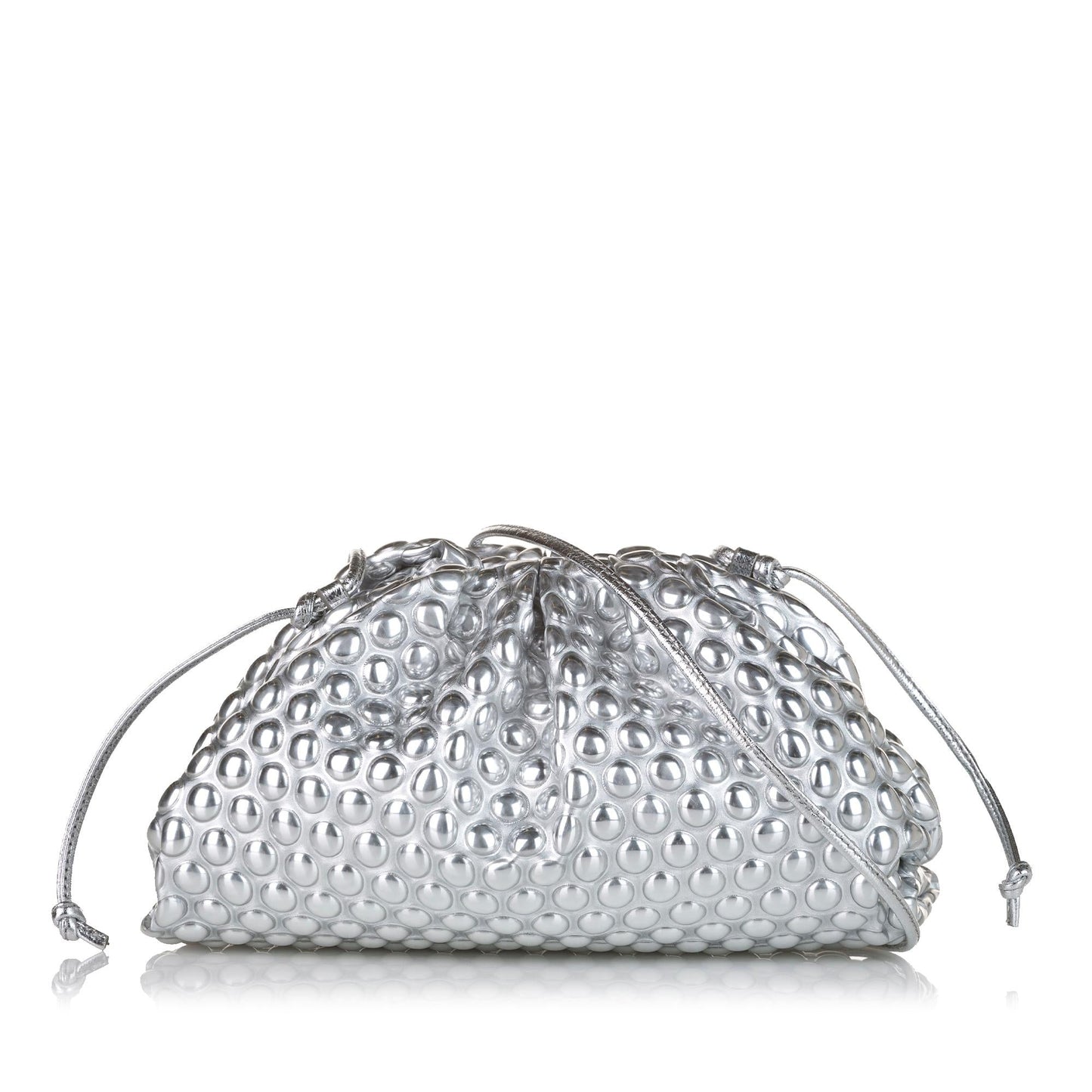 Bottega Veneta Metallic The Mini Pouch Crossbody (MLB-35139)