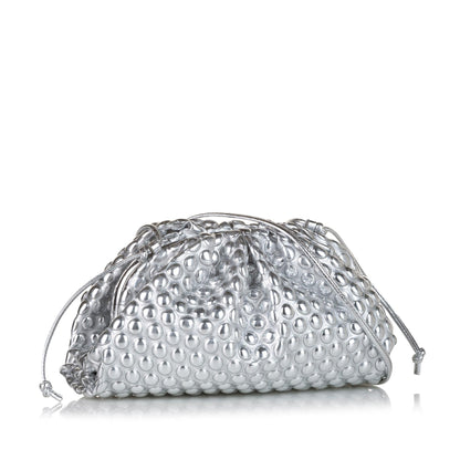 Bottega Veneta Metallic The Mini Pouch Crossbody (MLB-35139)