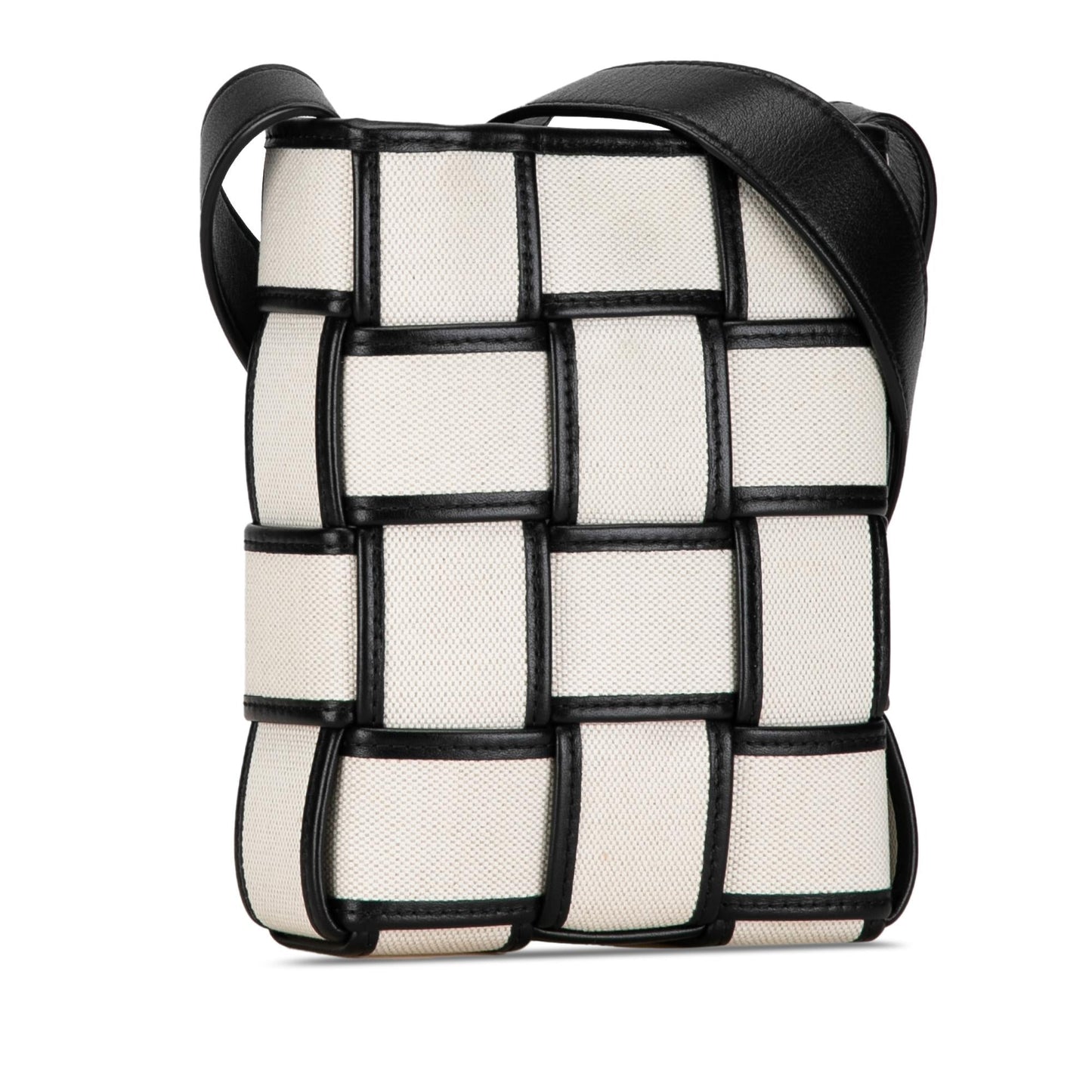 Bottega Veneta Mini Canvas Cassette Crossbody Bag (MLB-zTD2QT)