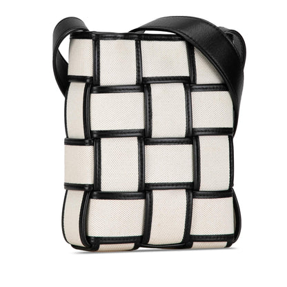 Bottega Veneta Mini Canvas Cassette Crossbody Bag (MLB-zTD2QT)
