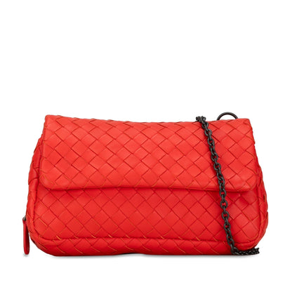 Bottega Veneta Mini Intrecciato Expandable Chain Crossbody (MLB-o72gjL)