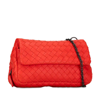 Bottega Veneta Mini Intrecciato Expandable Chain Crossbody (MLB-o72gjL)