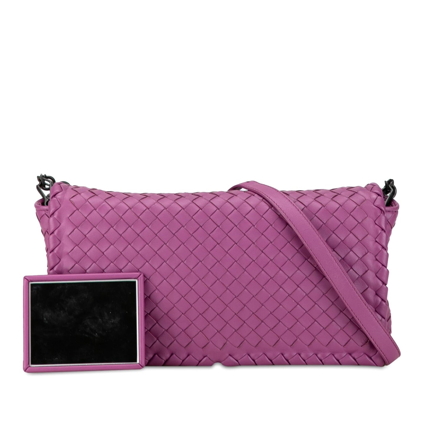 Bottega Veneta Nappa Intrecciato Dahlia Clutch Crossbody (MLB-6QbKxN)