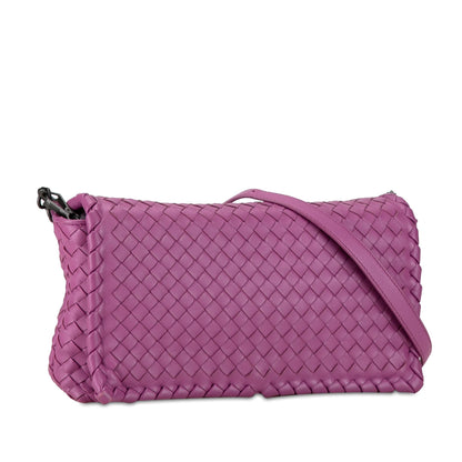 Bottega Veneta Nappa Intrecciato Dahlia Clutch Crossbody (MLB-6QbKxN)