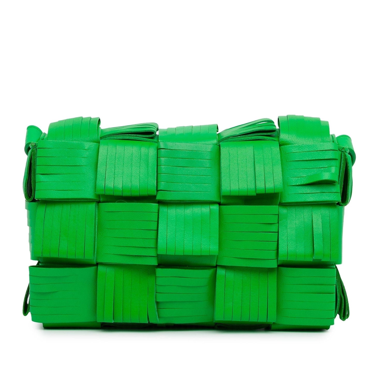 Bottega Veneta Nappa Intrecciato Fringed Cassette Crossbody (MLB-GROzlR)
