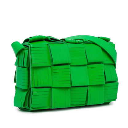 Bottega Veneta Nappa Intrecciato Fringed Cassette Crossbody (MLB-GROzlR)