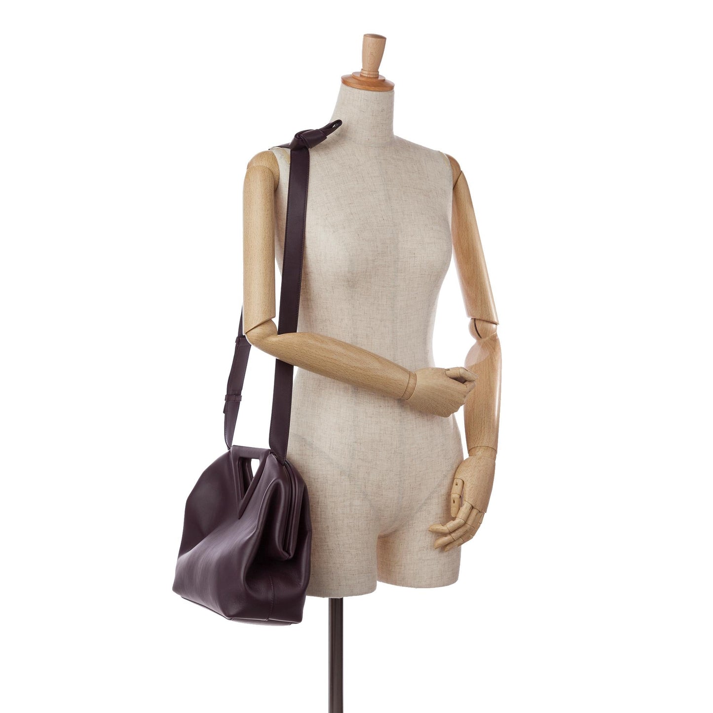 Bottega Veneta Point Leather Crossbody Bag (MLB-35749)