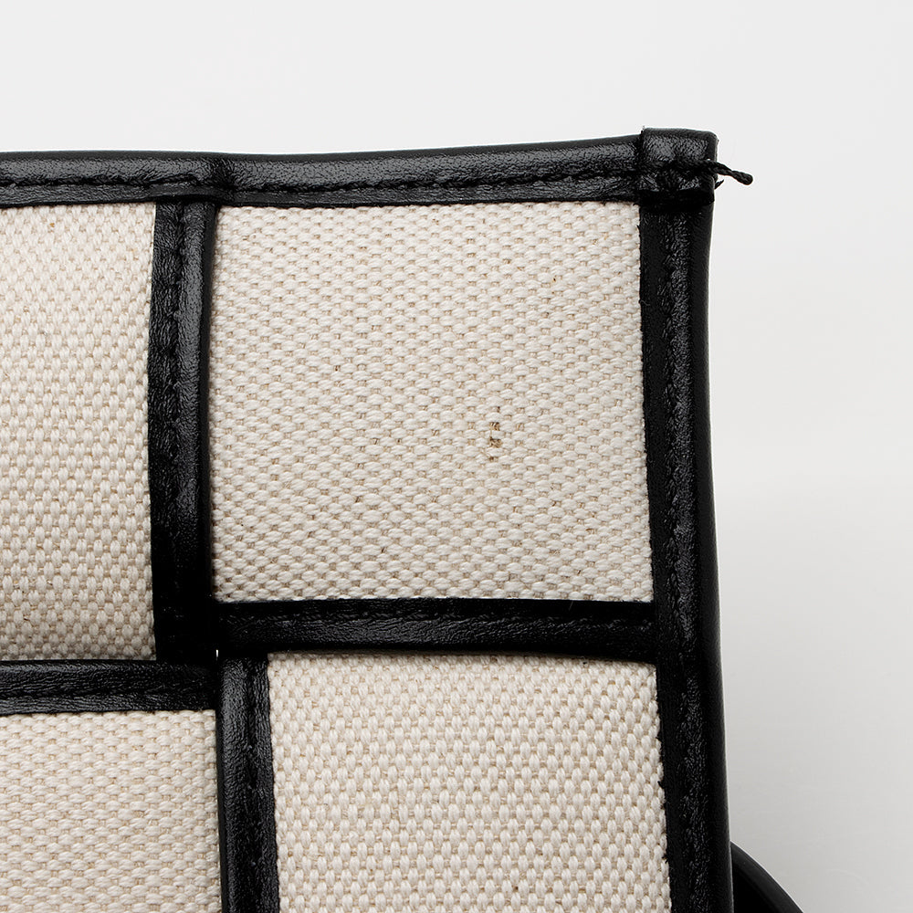 Bottega Veneta Puffed Canvas Cassette Crossbody (SHF-22046)