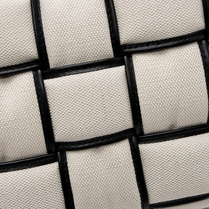 Bottega Veneta Puffed Canvas Cassette Crossbody (SHF-22046)
