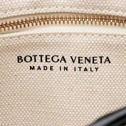 Bottega Veneta Puffed Canvas Cassette Crossbody (SHF-22046)