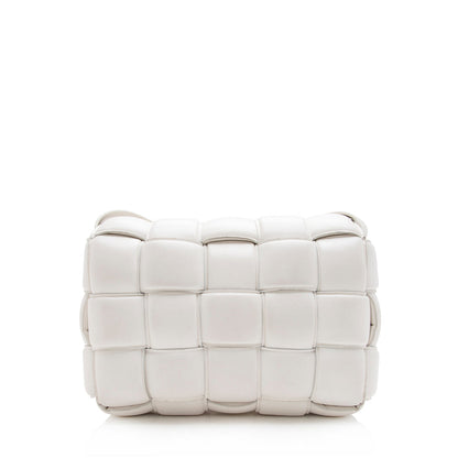 Bottega Veneta Puffed Leather Cassette Crossbody Bag (SHF-17179)