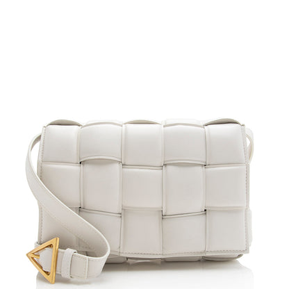 Bottega Veneta Puffed Leather Cassette Crossbody Bag (SHF-21881)