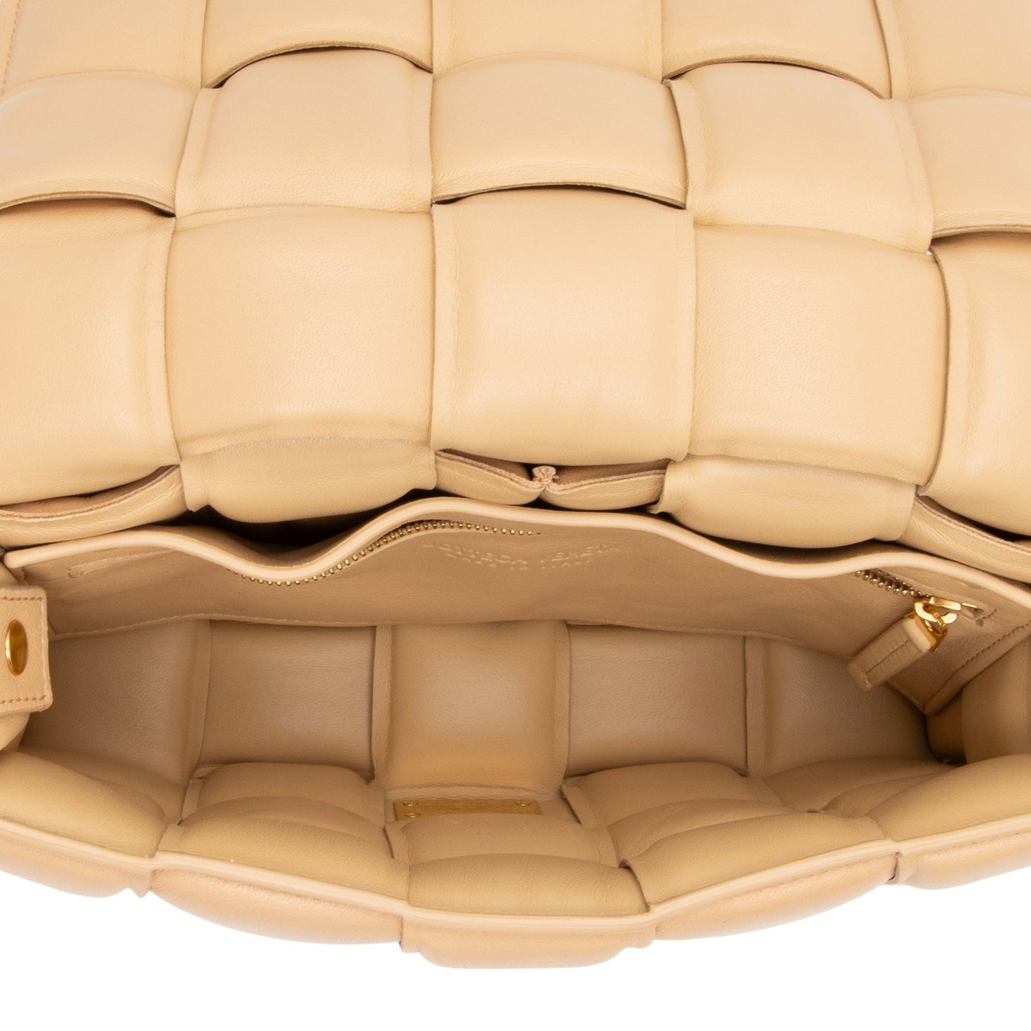 Bottega Veneta Puffed Leather Cassette Crossbody (SHF-1QQN5B)