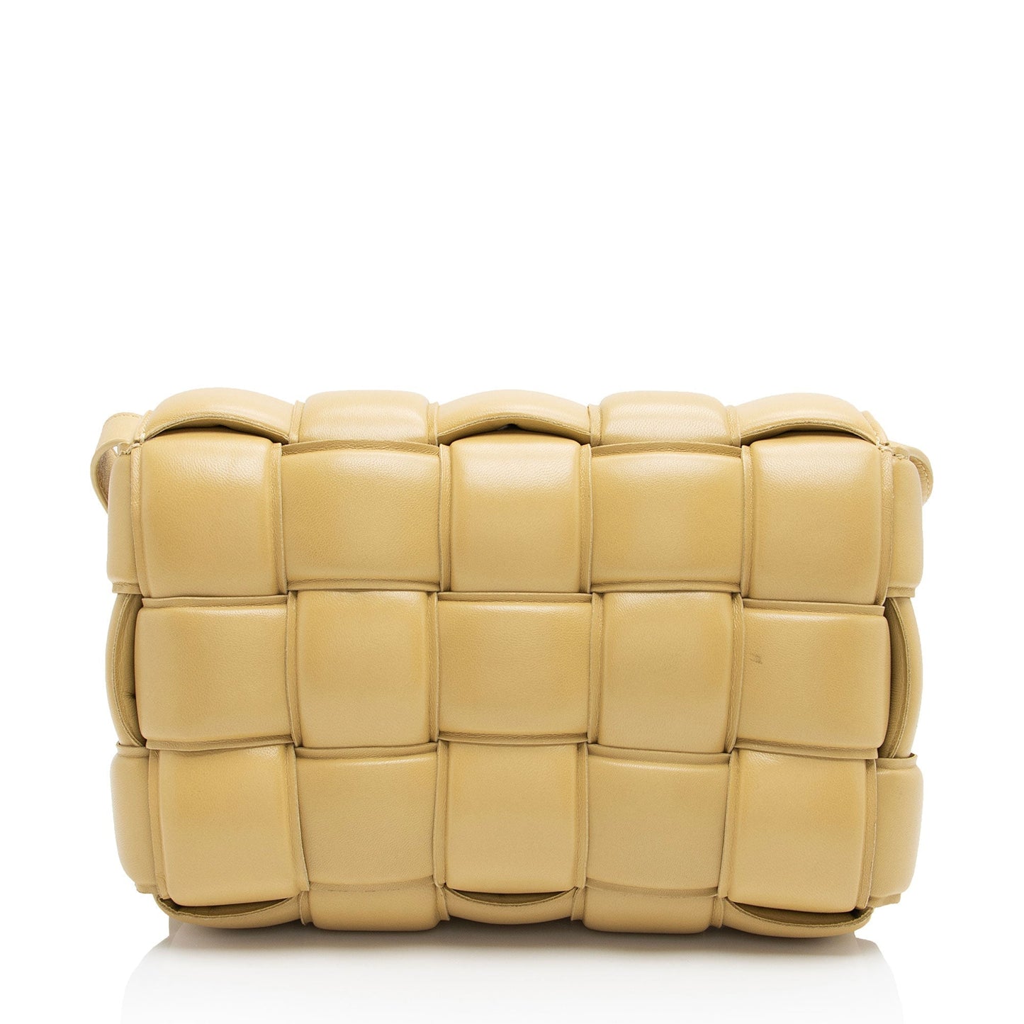 Bottega Veneta Puffed Leather Cassette Crossbody (SHF-9LU5JW)