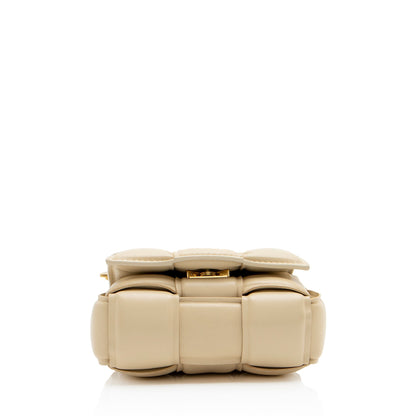 Bottega Veneta Puffed Leather Extra Mini Cassette Crossbody (SHF-18sNYD)