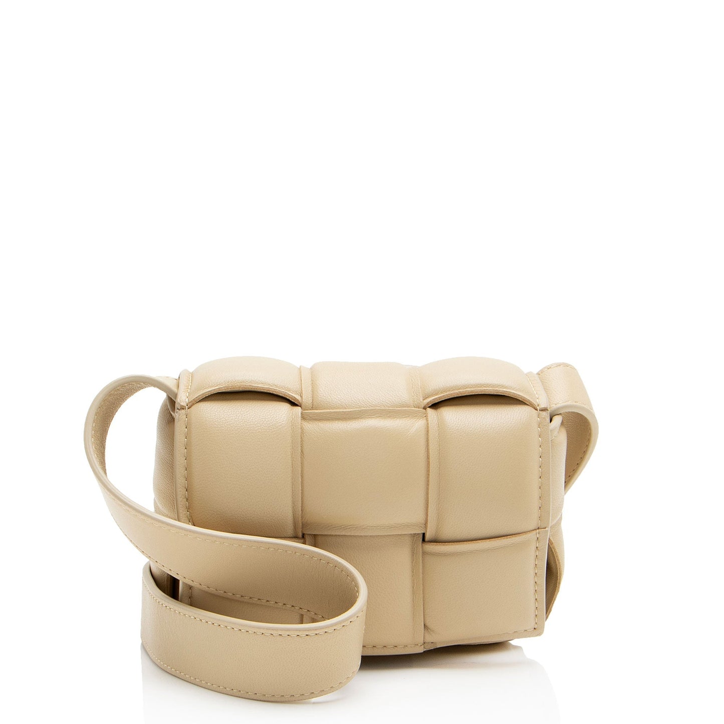 Bottega Veneta Puffed Leather Extra Mini Cassette Crossbody (SHF-18sNYD)