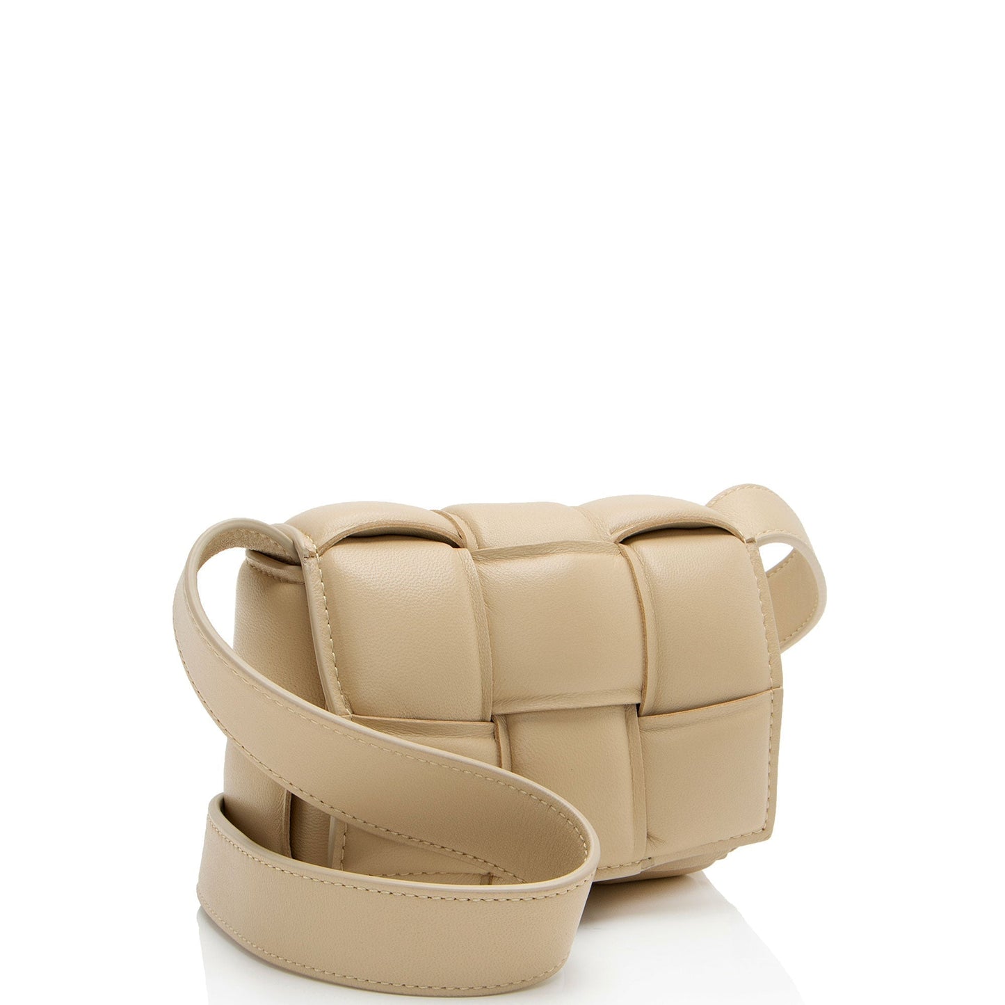 Bottega Veneta Puffed Leather Extra Mini Cassette Crossbody (SHF-18sNYD)