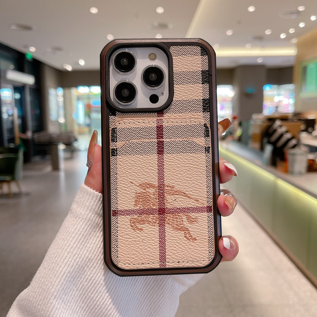 LV iPhone 15 16 Pro Max Plus Case Monogram Pattern