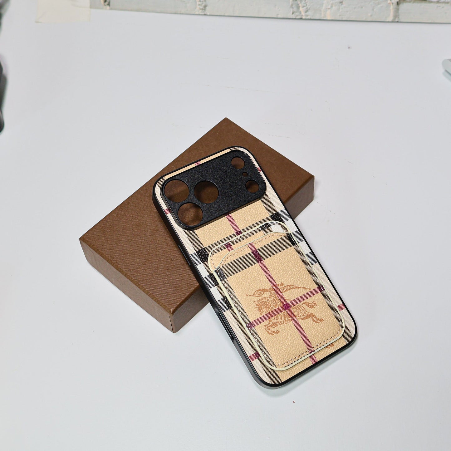Burberry Card Holder iPhone Case for 1217 / Pro / Pro Max