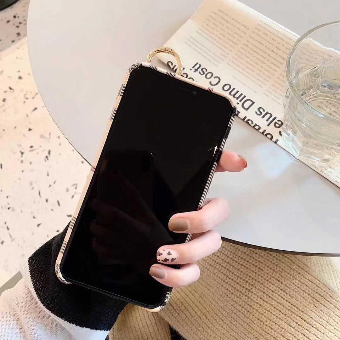 Burberry Designer Phone Case Hand Strap for iPhone