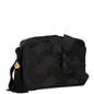 Chanel Ribbon Camera Bag Black Satin Gold Hardware