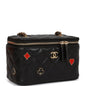 Chanel Monte Carlo Small Vanity Case Black Quilted Lambskin Gold Hardware