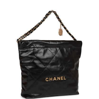 Chanel Lambskin Black Shoulder Bag Style 7