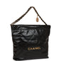 Chanel Lambskin Black Shoulder Bag Style 7