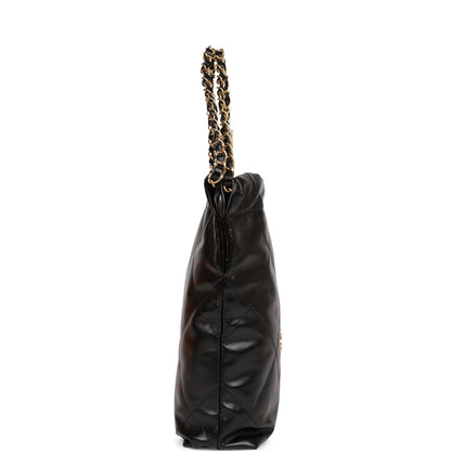 Chanel Lambskin Black Shoulder Bag Style 7